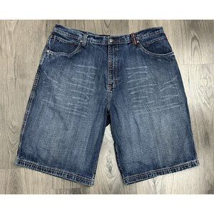 Vintage Bugle Boy Jean Shorts Mens Size 40 Actual 39 Blue Denim